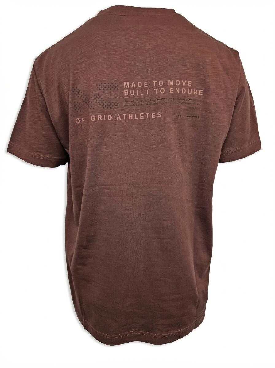 Athletes Collective Gardena T-shirt SS 420 Bordeaux