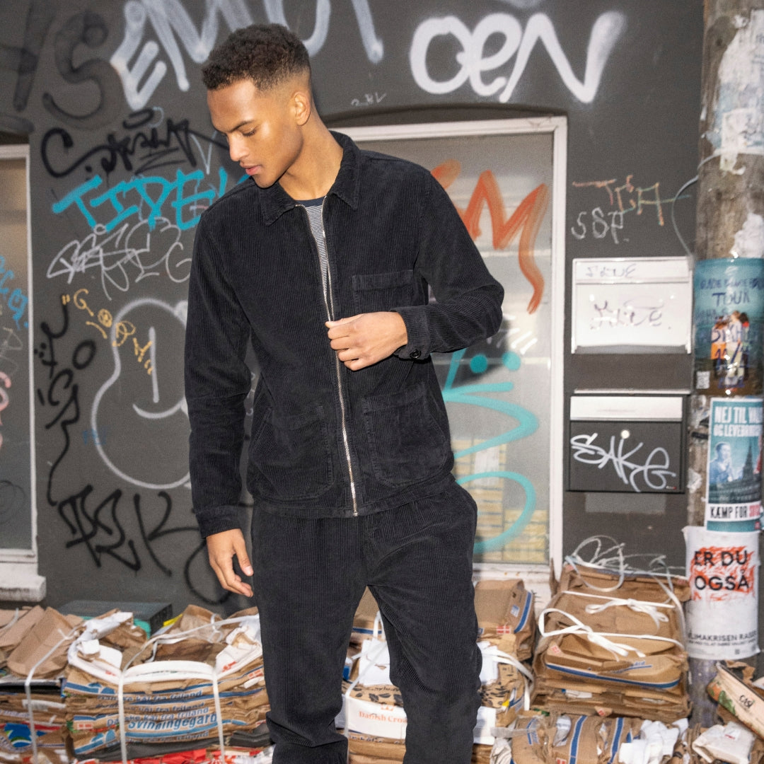 Athletes Collective Matt Corduroy Jacket Jacket 1204 Jet Black