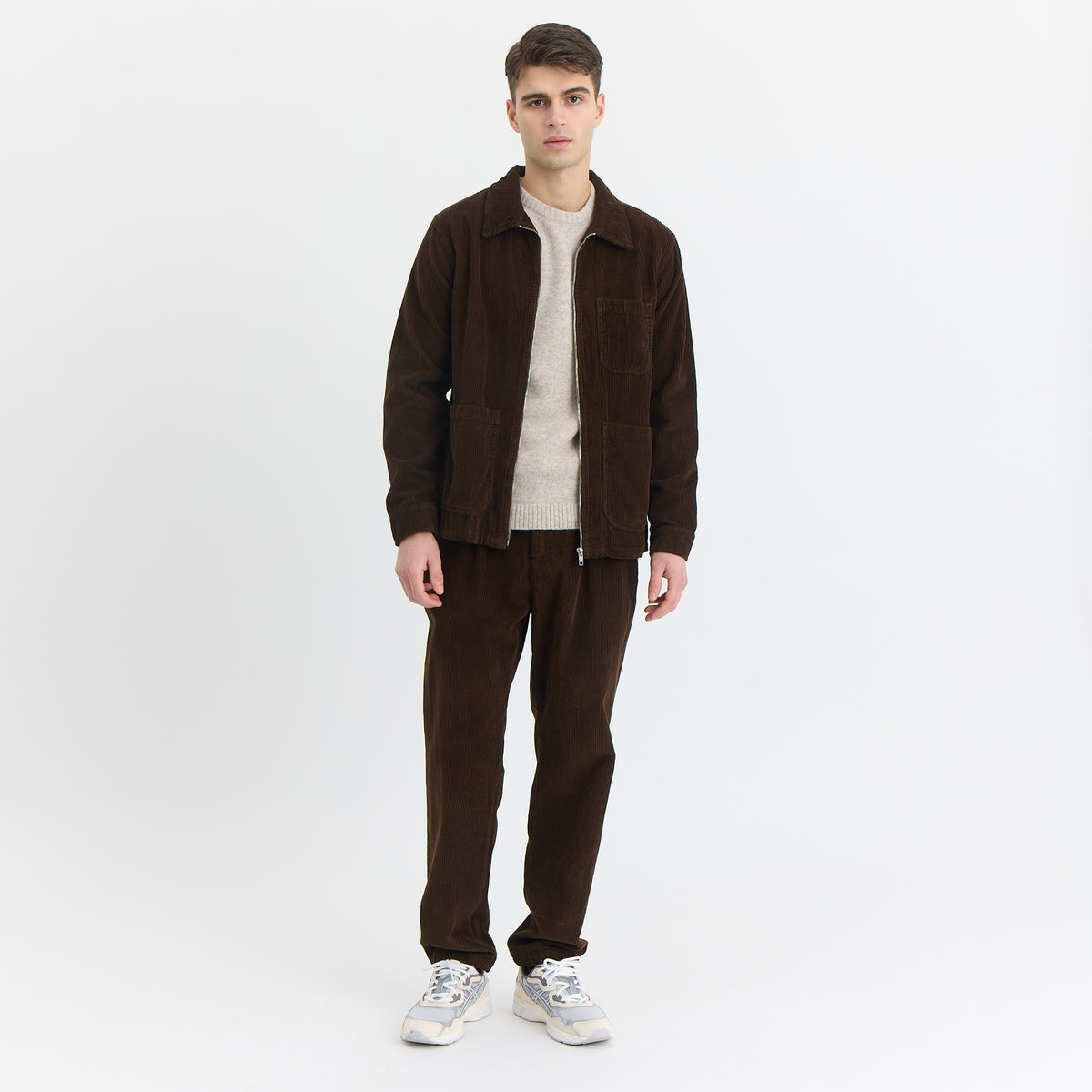 Athletes Collective Matt Corduroy Jacket Jacket 3000 Ebony Brown