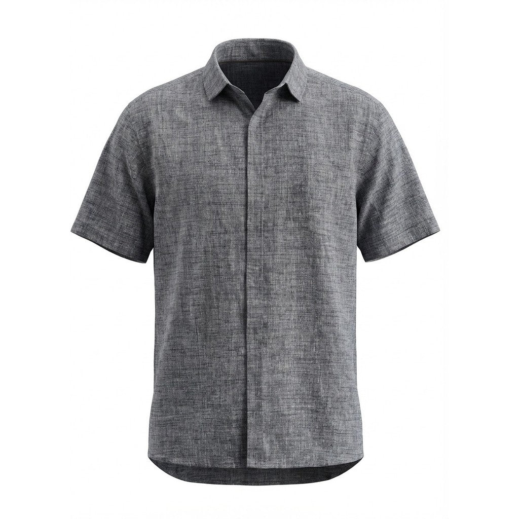 Athletes Collective Sapri Shirt SS 935 Dark Grey Melange