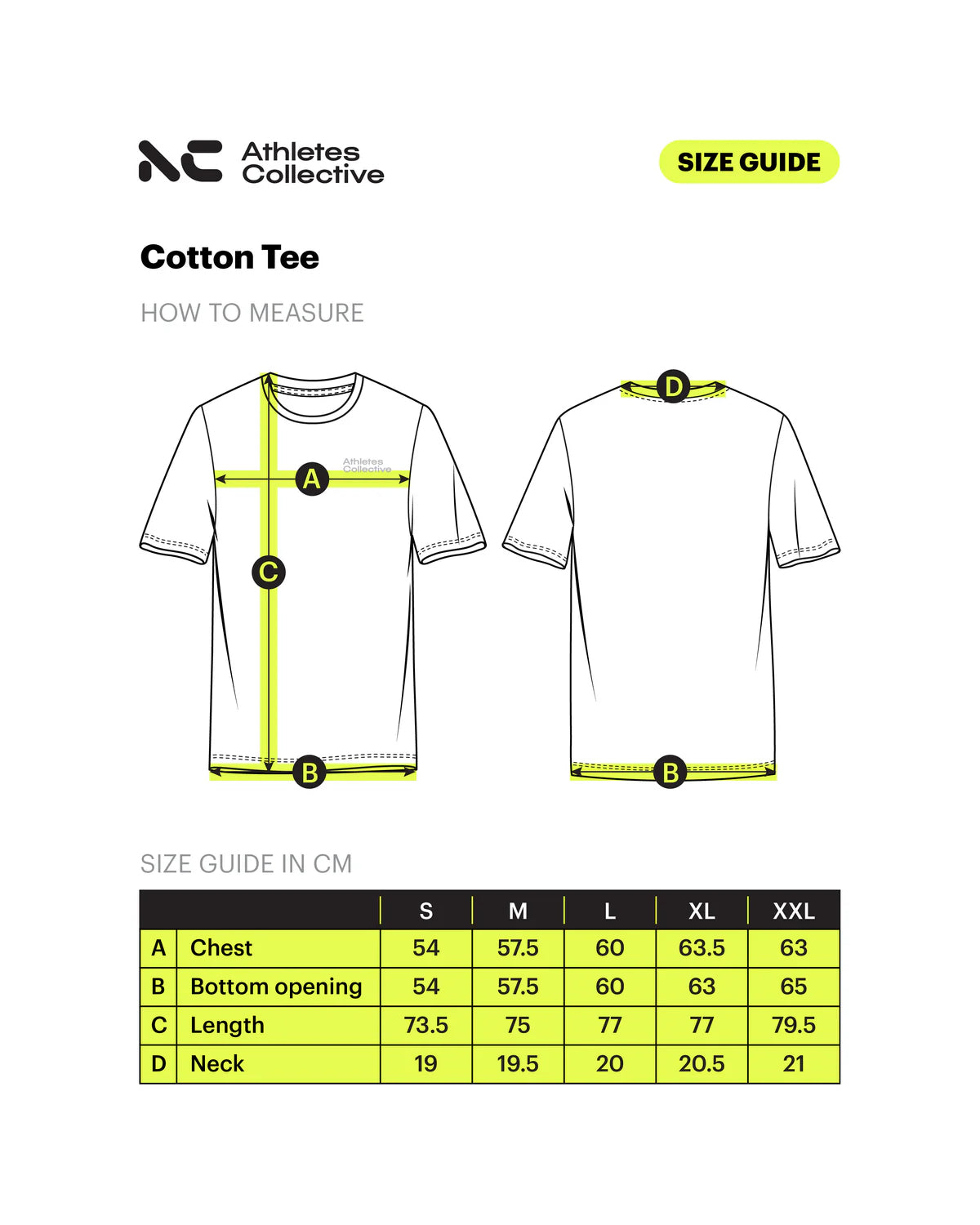 Athletes Collective The T-Shirt T-Shirt 4000 Black